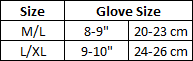 Heat Lockers Men's Performance Gloves Size Chart