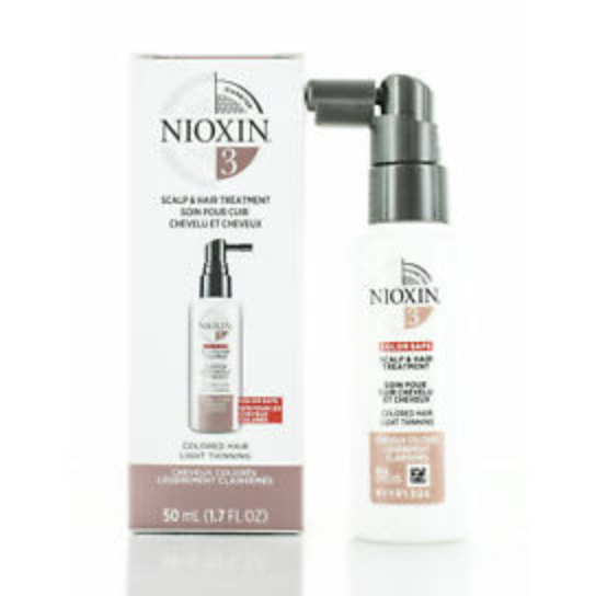 Nioxin System 3 Scalp Treatment for Coloured, Light and Thinning Hair ...