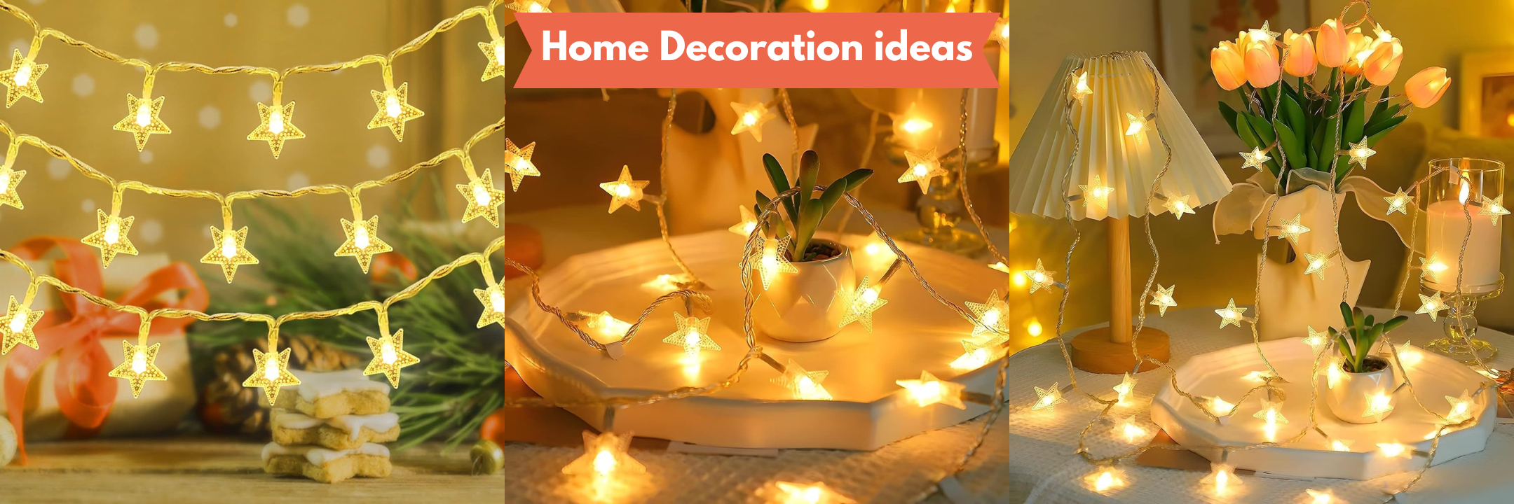 Star string led lights for Diwali and Christmas decoration