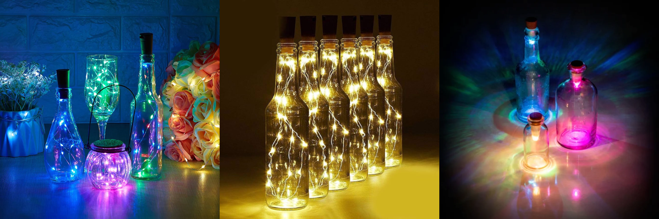 Wine bottle cork Diwali LED Lights for Home, Diwali decoration