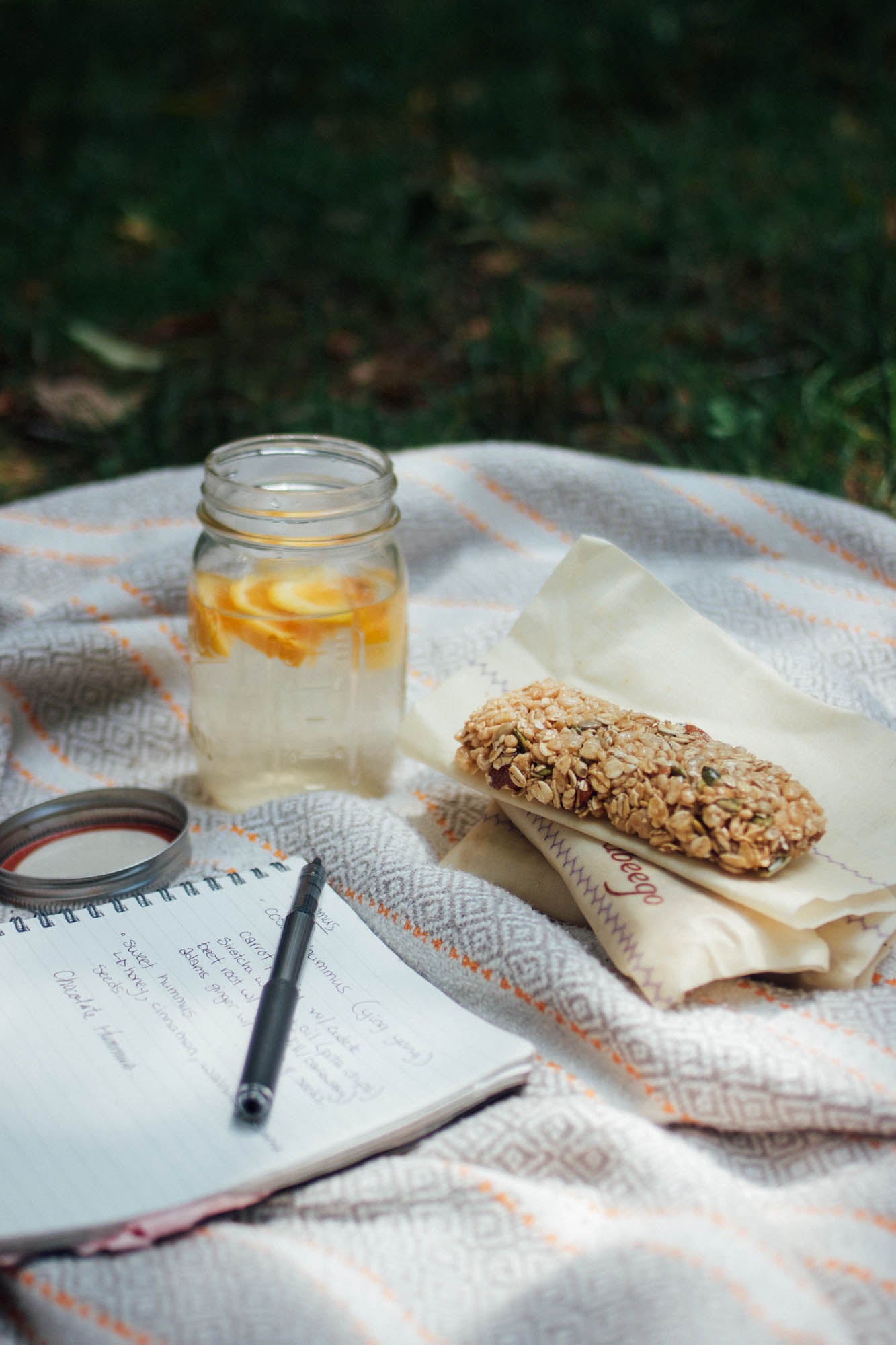 easy, portable, nutritious granola bars wrapped with Abeego