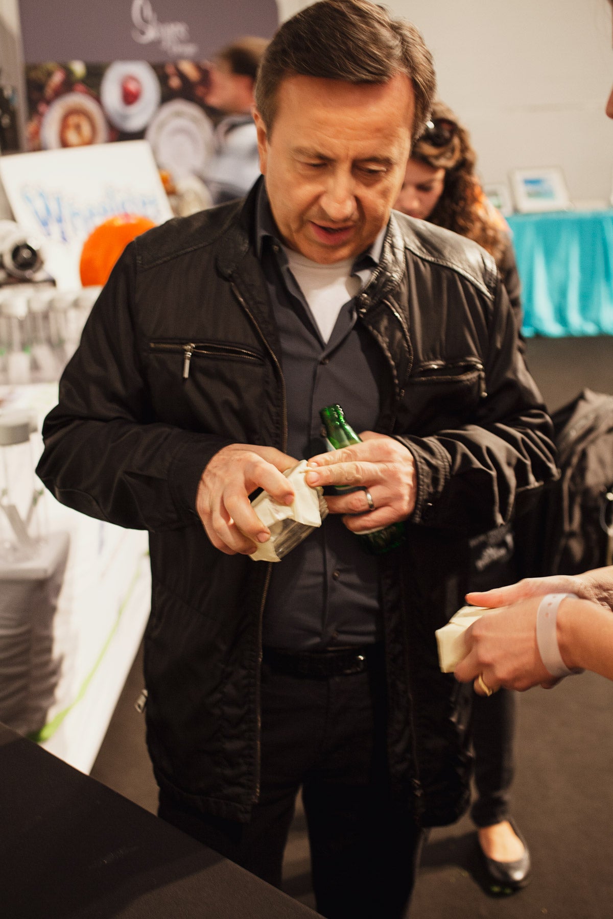 Daniel Boulud with Abeego at New York Food and Wine Festival