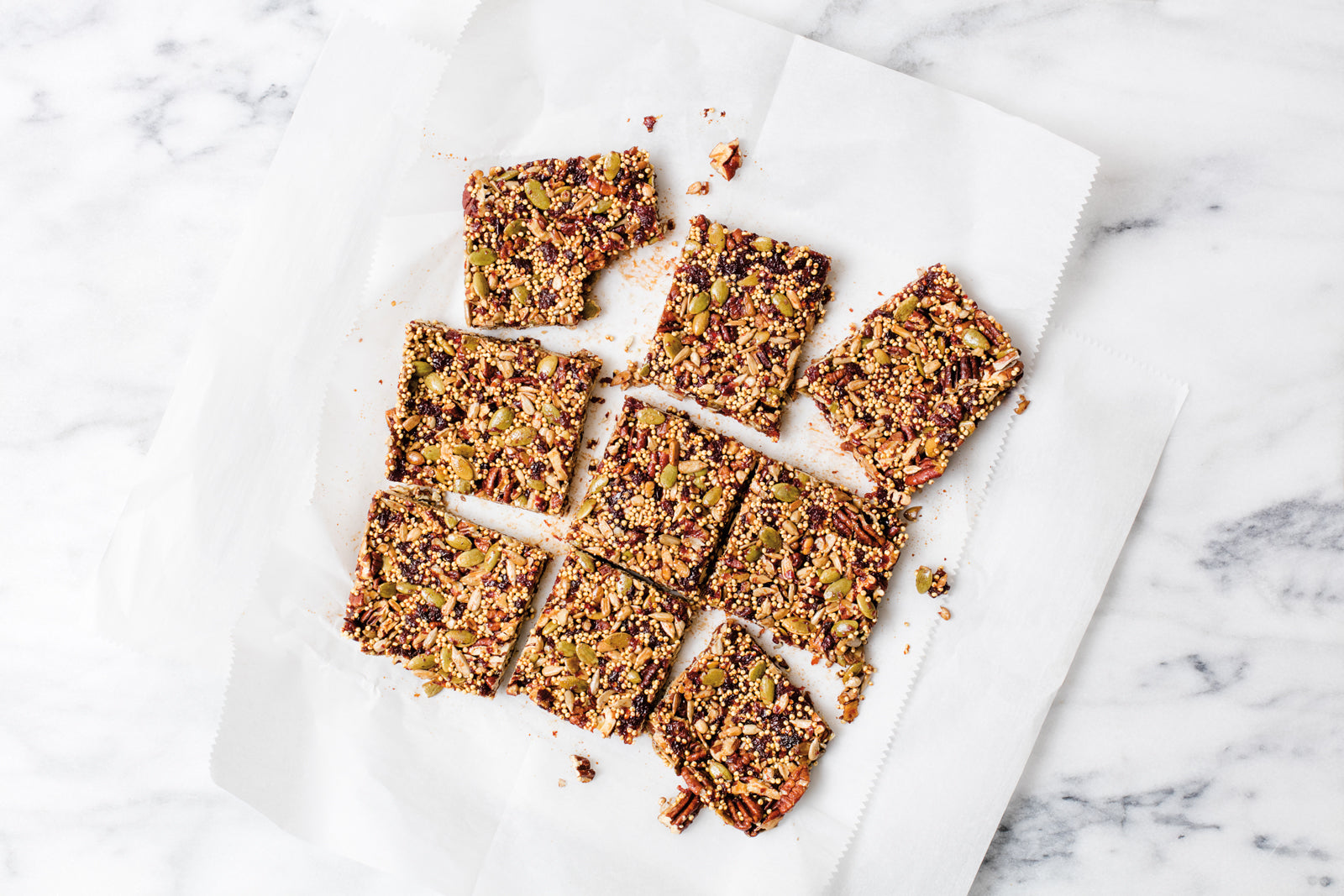 Cherry millet bars recipe from rocket fuel 