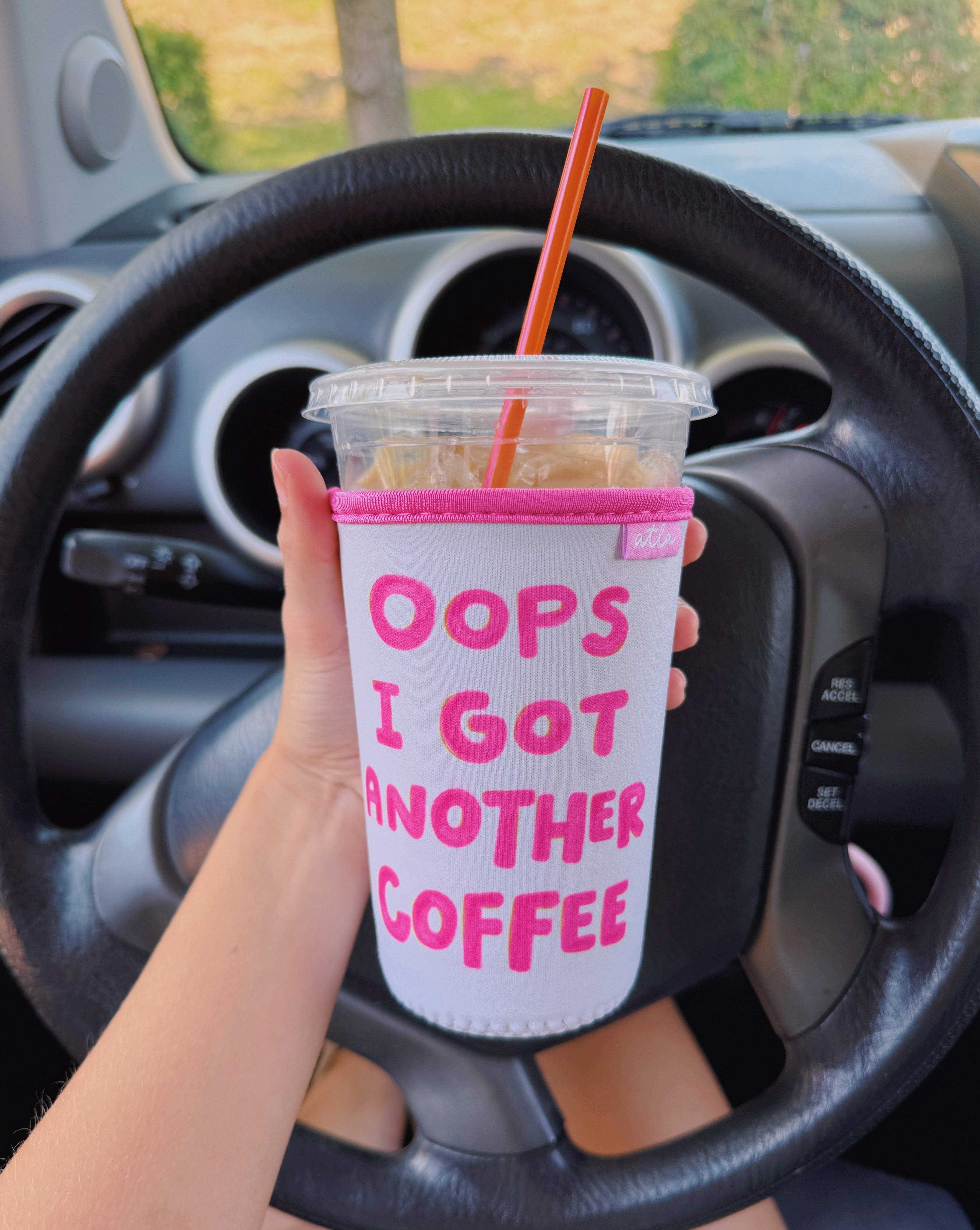 'OOPS I GOT ANOTHER COFFEE' ICED COFFEE COOZIE - All Things Lilly Ann product image