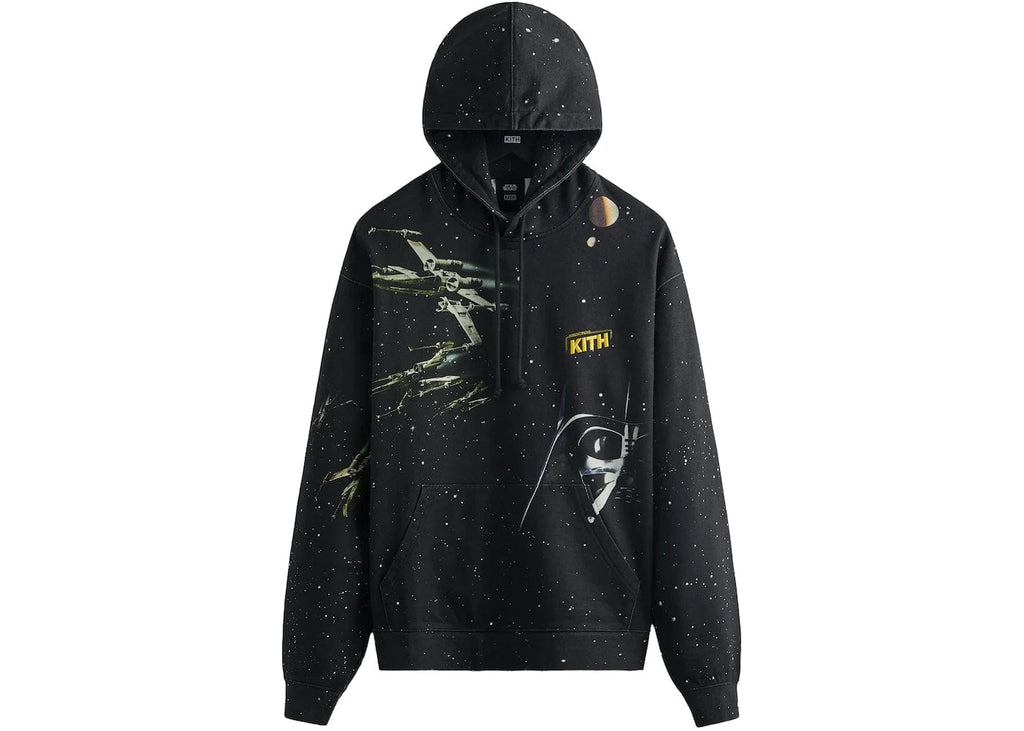 Kith Marvel Spider-Man Web Logo Hoodie Black – YankeeKicks Online