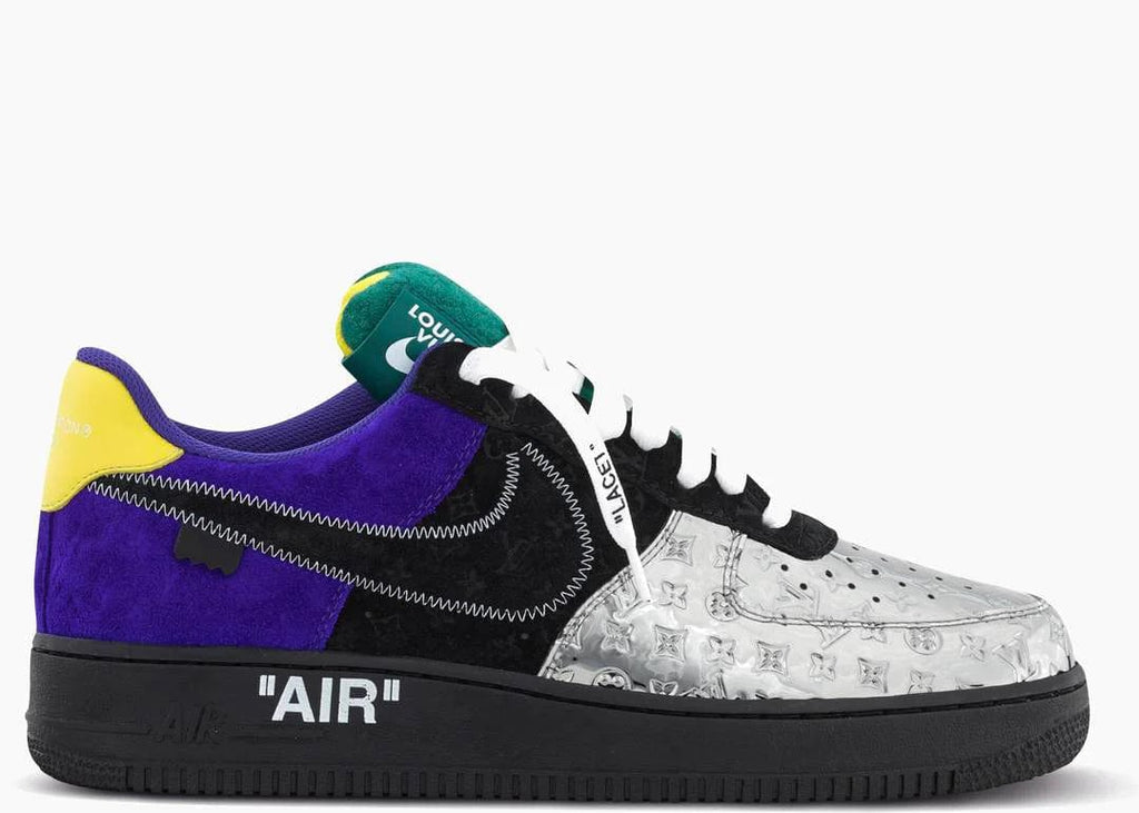 Louis Vuitton Nike Air Force 1 Low by Virgil Abloh Metallic Gold