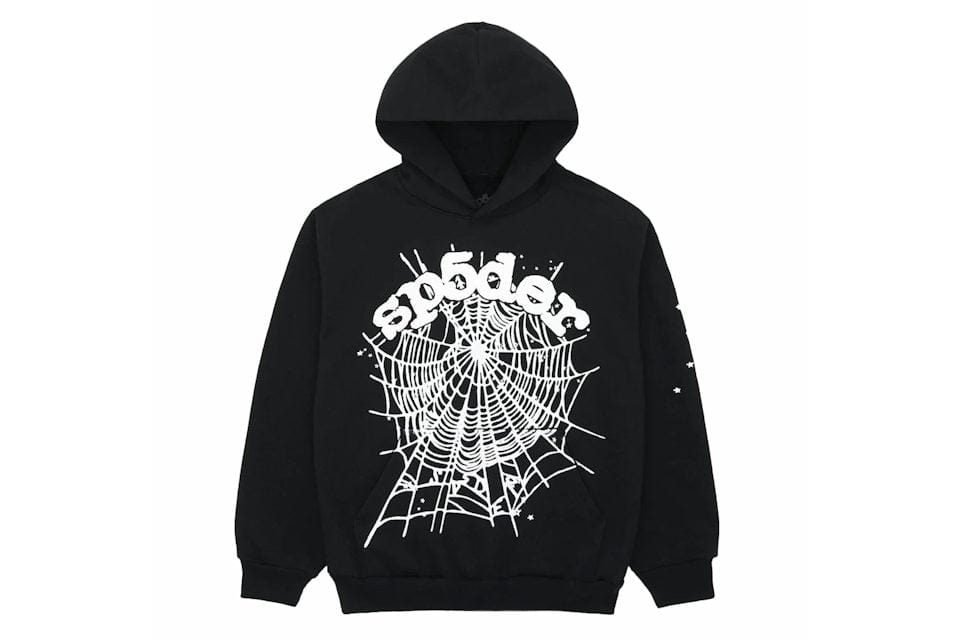 Kith Marvel Spider-Man Web Logo Hoodie Black – YankeeKicks Online