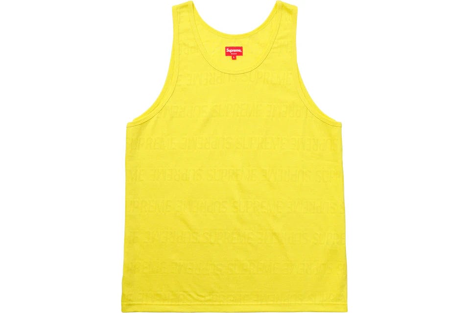 Supreme Terry Pattern Crusher Yellow – YankeeKicks Online