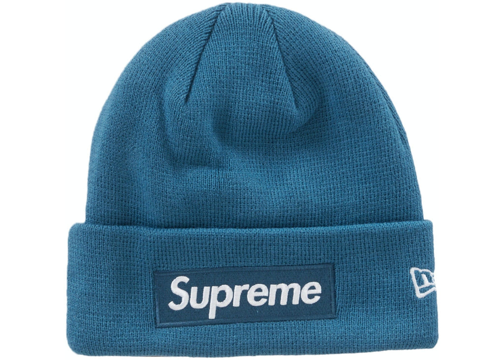 Supreme New Era Box Logo Beanie (FW23) White – YankeeKicks Online