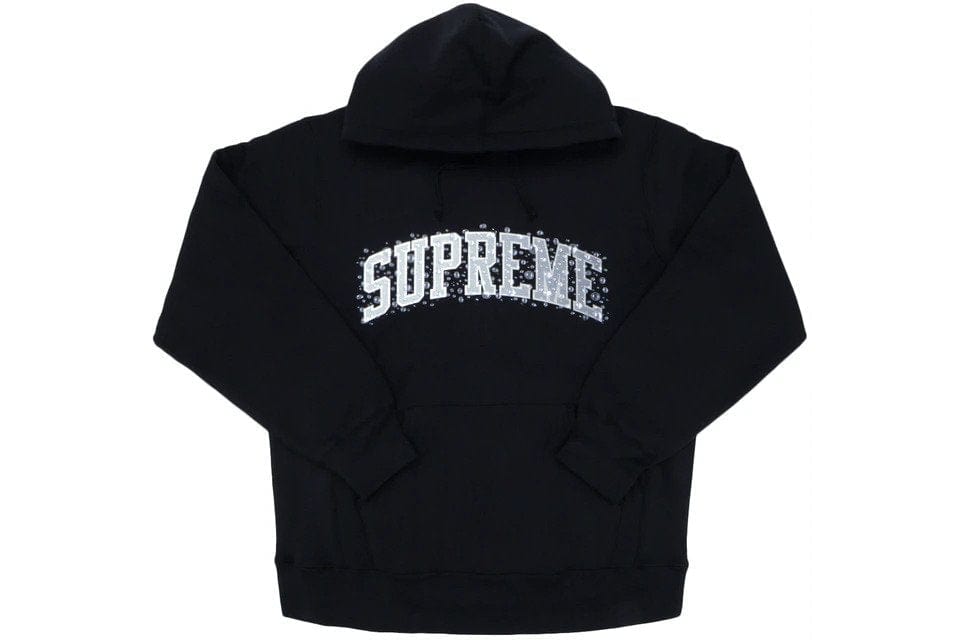 Supreme Water Arc Hooded Sweatshirt Black – YankeeKicks Online