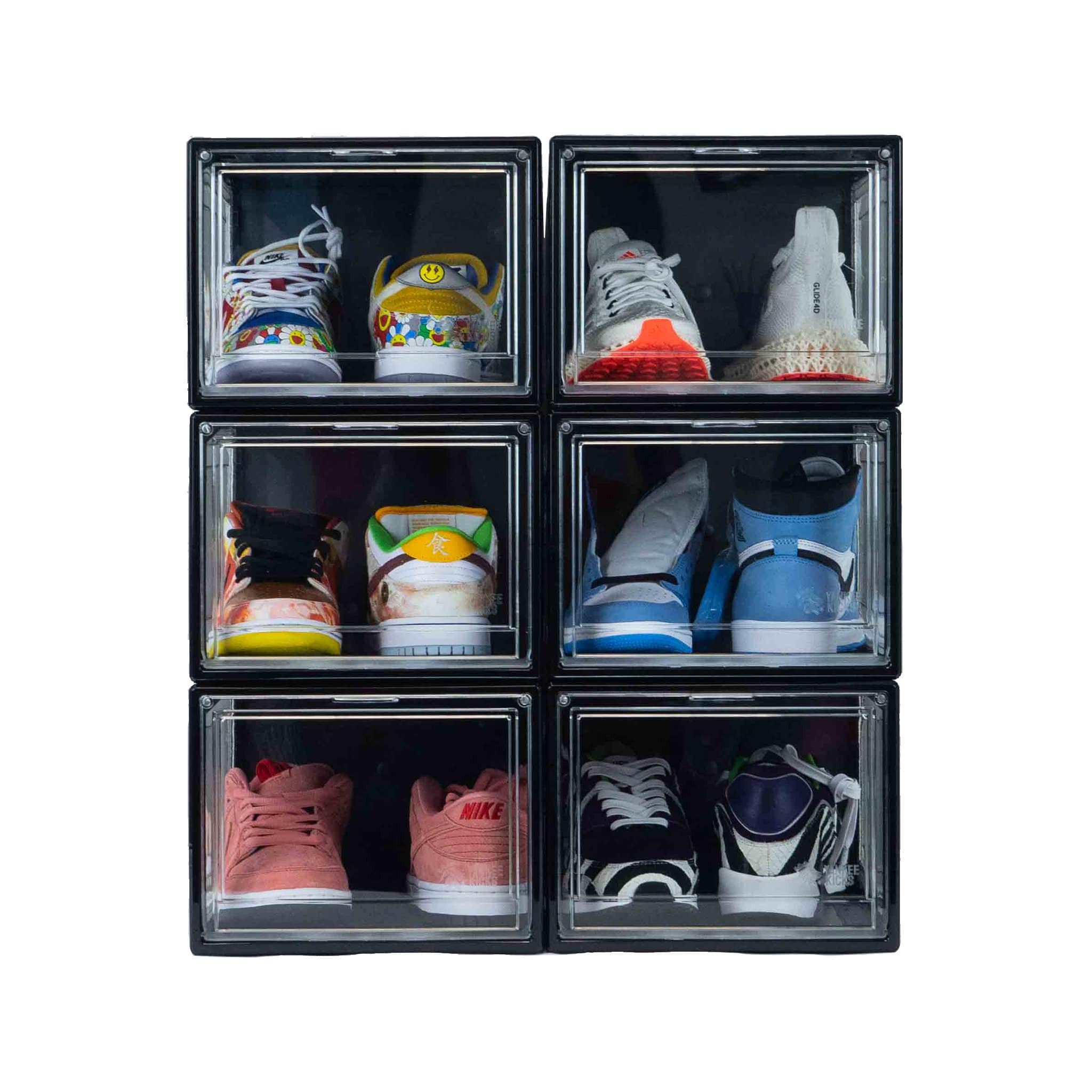 inspanning balkon stroom Premium Sneaker Storage Containers Drop Front – YankeeKicks Online