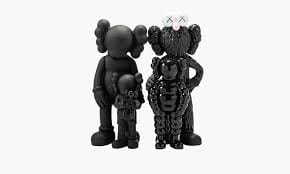 KAWS Family Vinyl Figures Grey/Pink