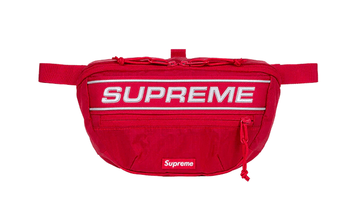 Supreme Logo Waist Bag Blue