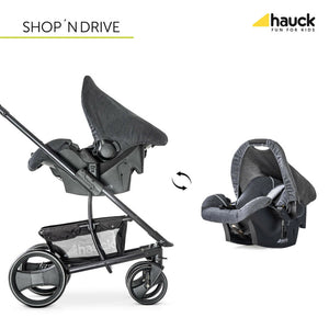 hauck pushchair 3 in 1