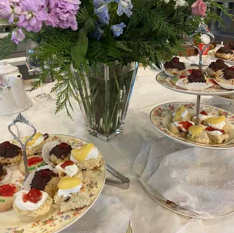 Tea with Marie Flowers Tiers