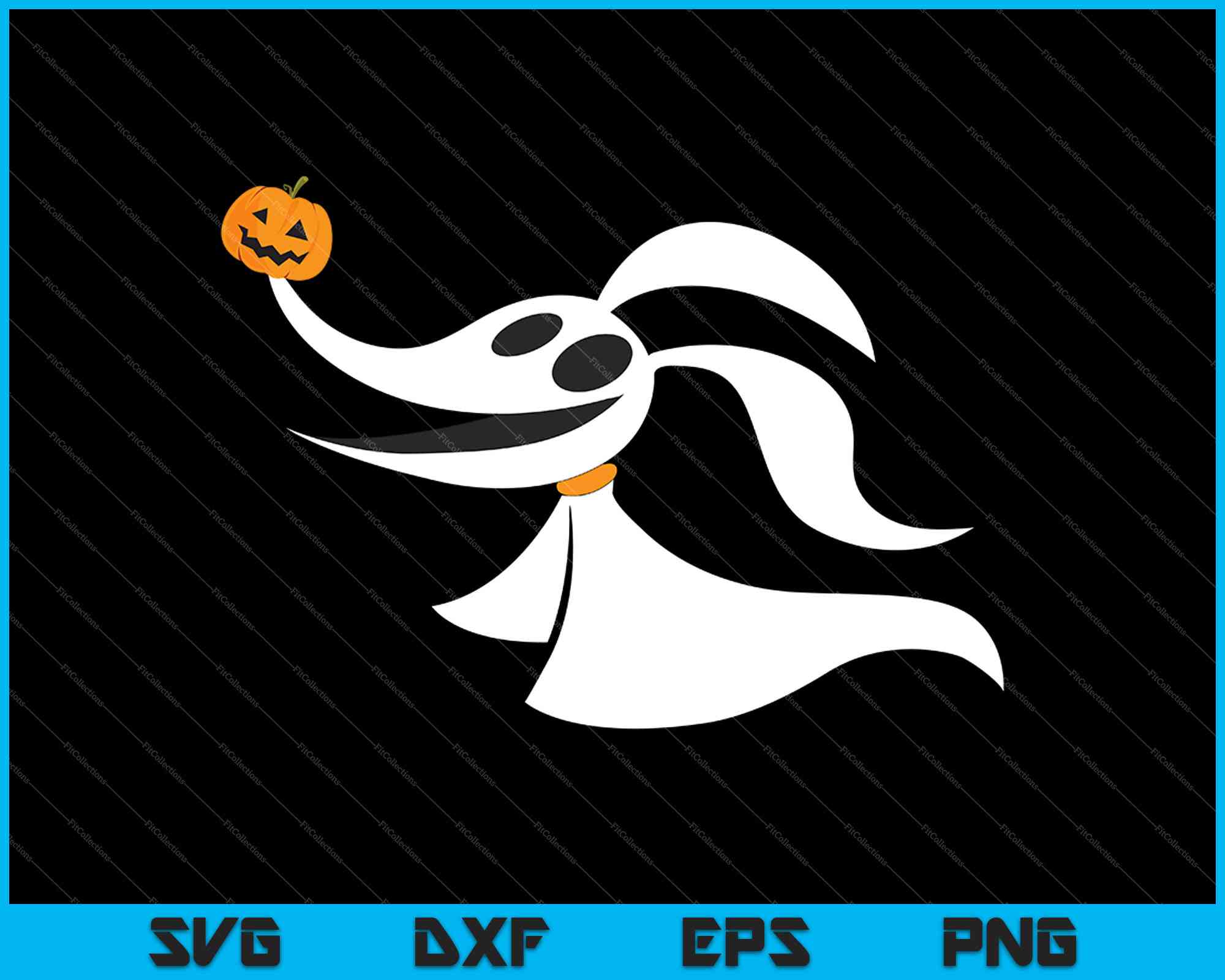 Halloween Nightmare Before Christmas Zero SVG PNG Files - creativeusart