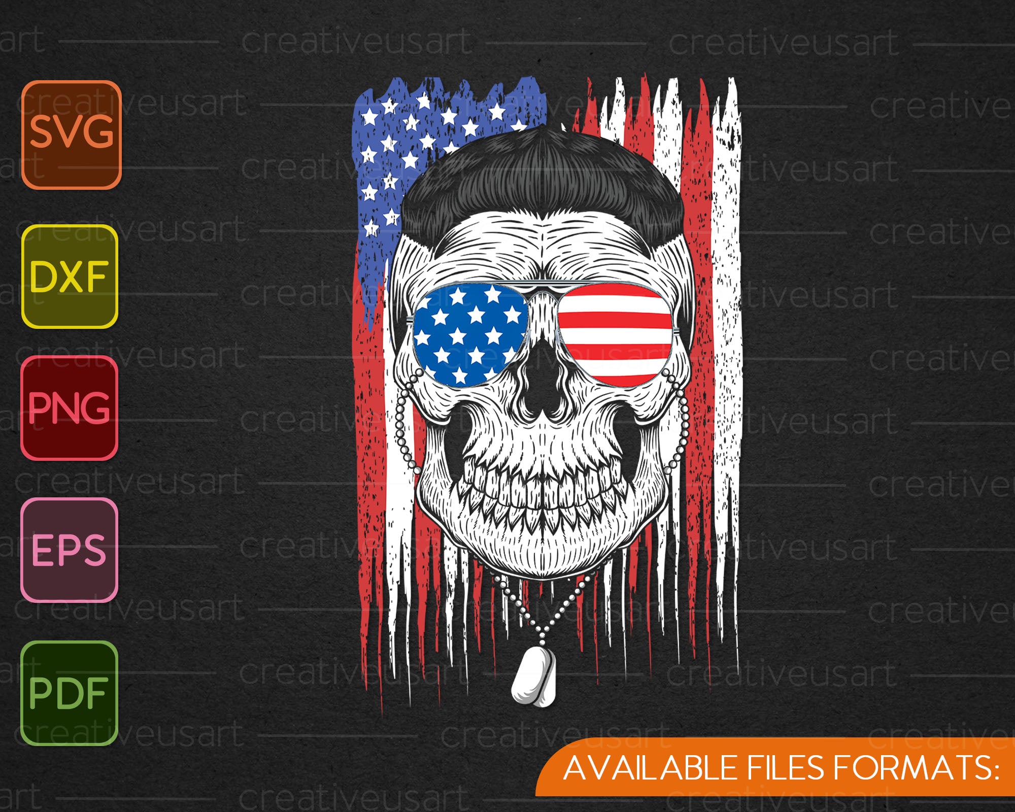 Free Free American Skull Svg 855 SVG PNG EPS DXF File