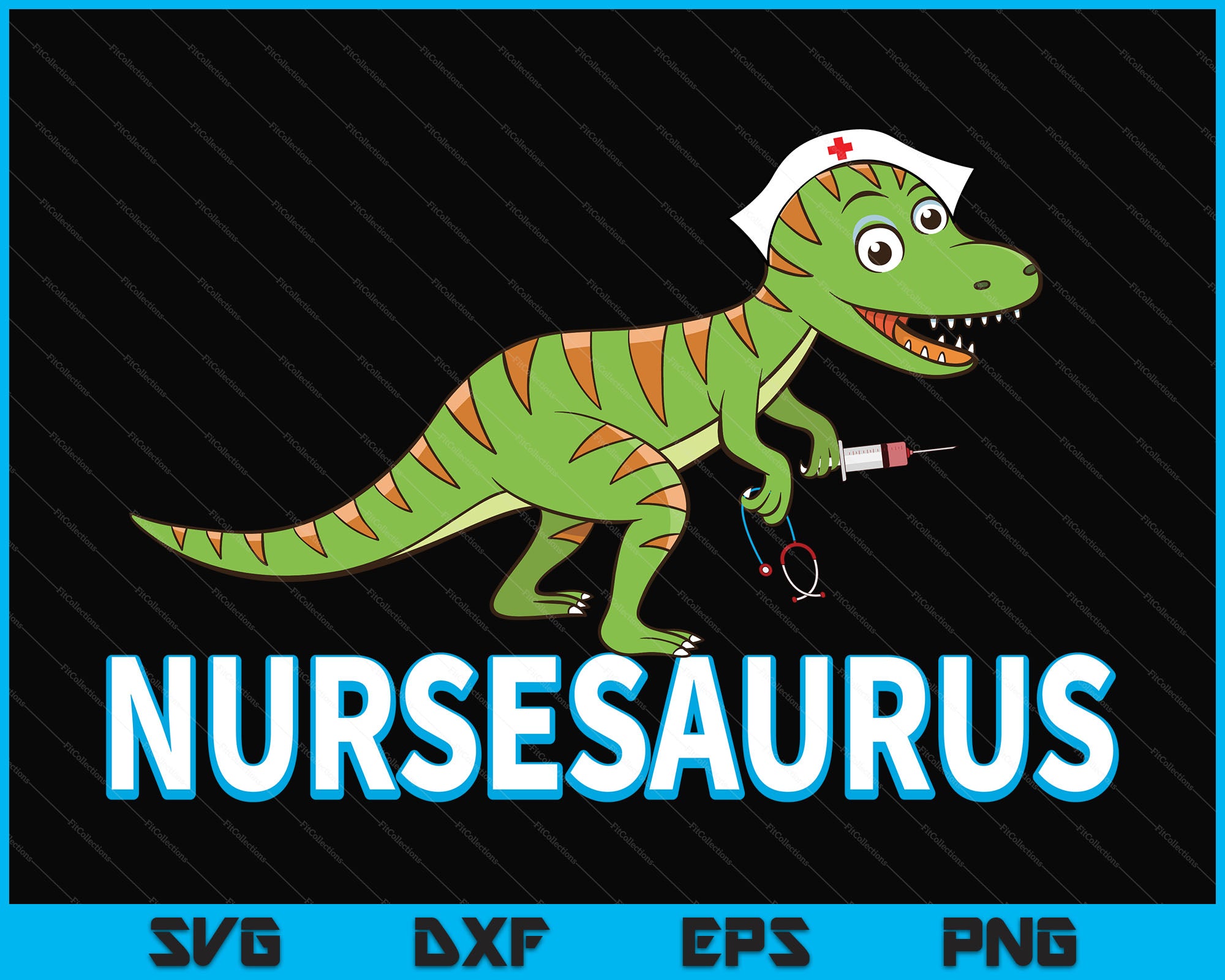 Download Nurse Dinosaur Svg Png Cutting Printable Files Creativeusart PSD Mockup Templates