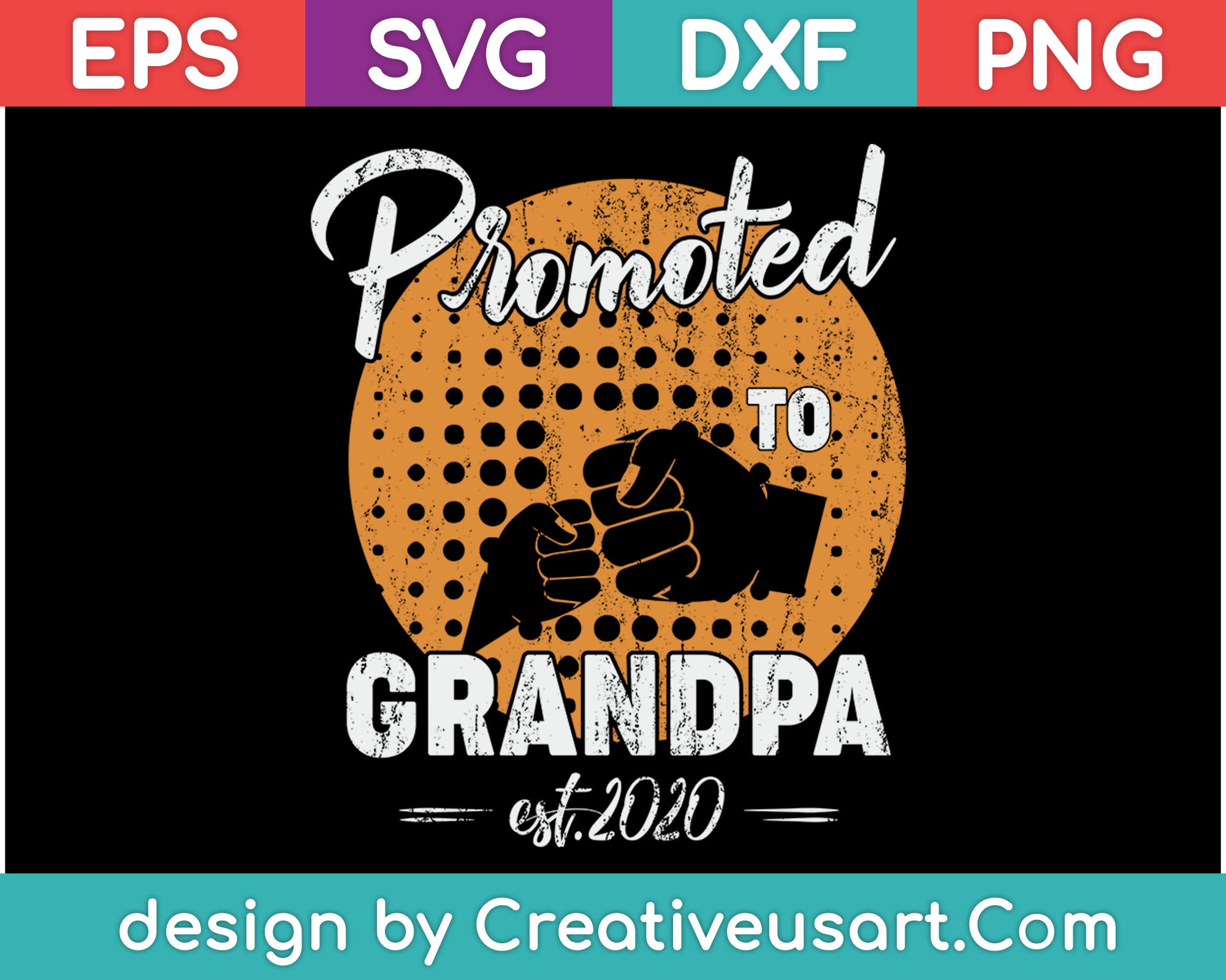 Download Promoted to Grandpa 2020 SVG Files - creativeusart