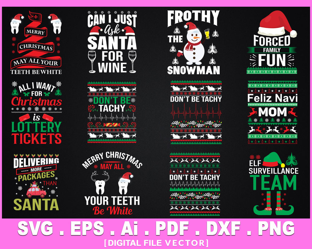 Download 130 Christmas T Shirt Design Svg Png Cutting Mega Bundle Creativeusart SVG Cut Files