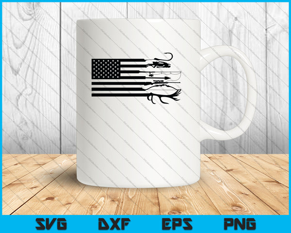 Free Free 81 Hunting And Fishing Flag Svg SVG PNG EPS DXF File