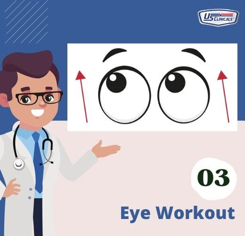 Step 3 of eye workout