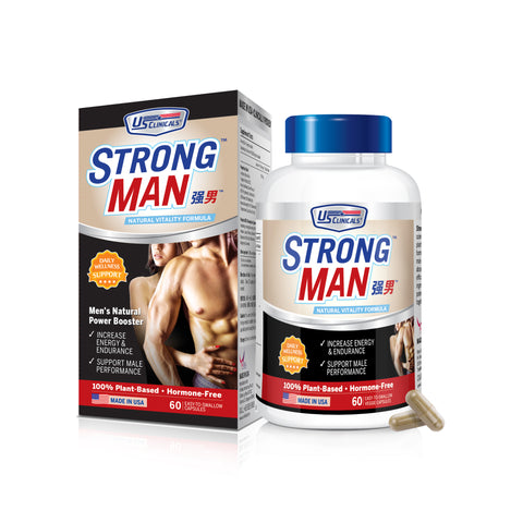 US Clinicals StrongMan is a health supplement which can help man to boost performance and vitality.