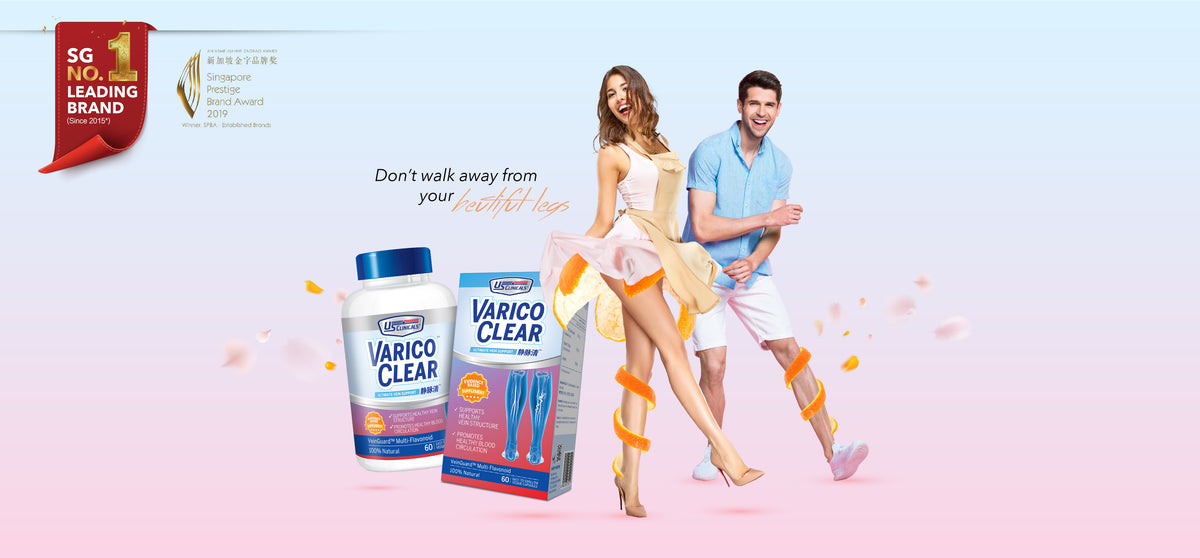 US Clinicals VaricoClear for healthy circulation and youthful legs