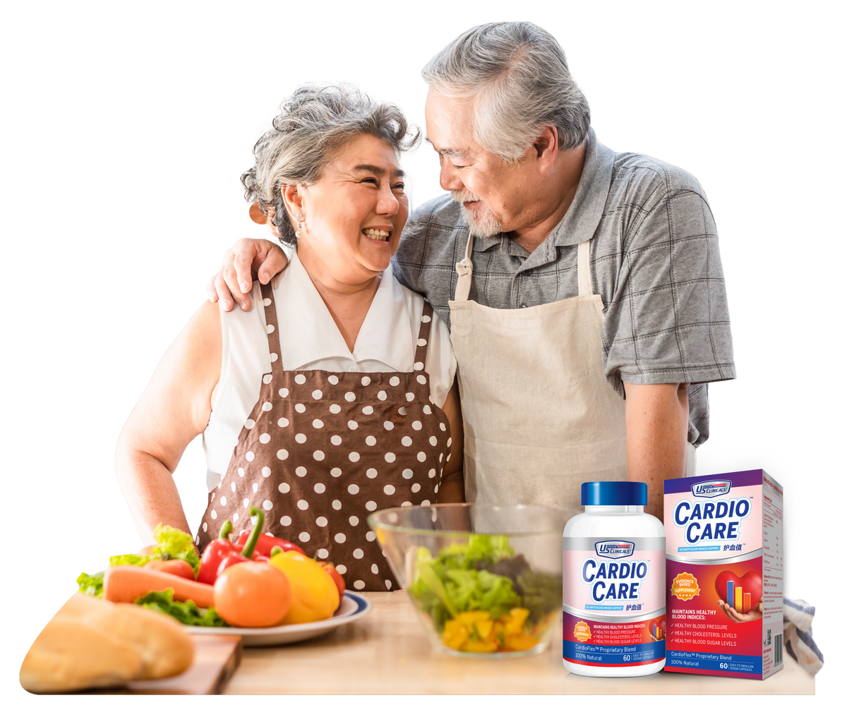 Maintains healthy blood pressure, blood sugar levels and serum lipids levels in old adults