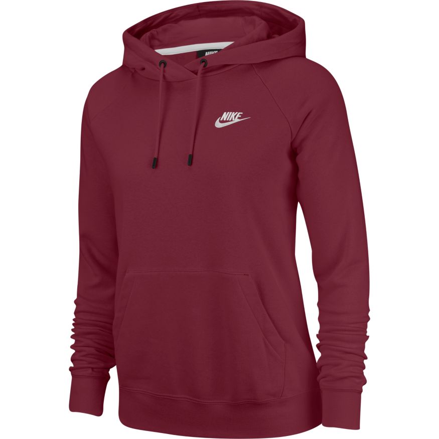 women's maroon nike hoodie