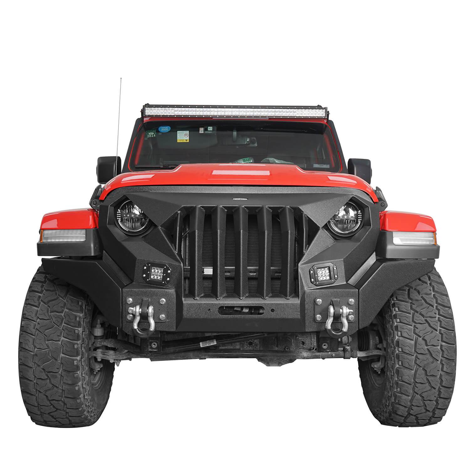Jeep JL Mad Max Front Bumper & Running Boards for 2018-2023 Jeep Wrangler  JL – Bunker 4x4