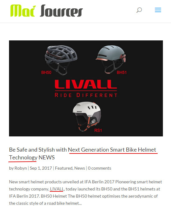 Livall Helmet Was Reported | LIVALL
