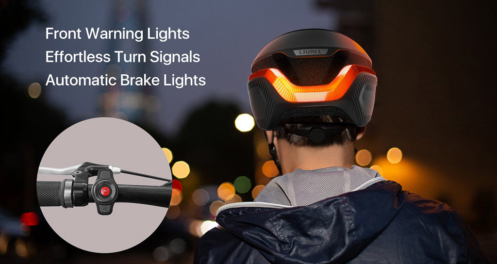 With Automatic Brake Lights Helmet | Livall