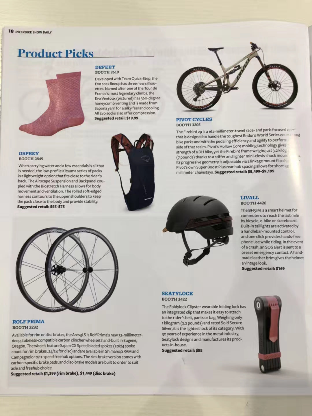 Helmets Featured in Magazines | LIVALL