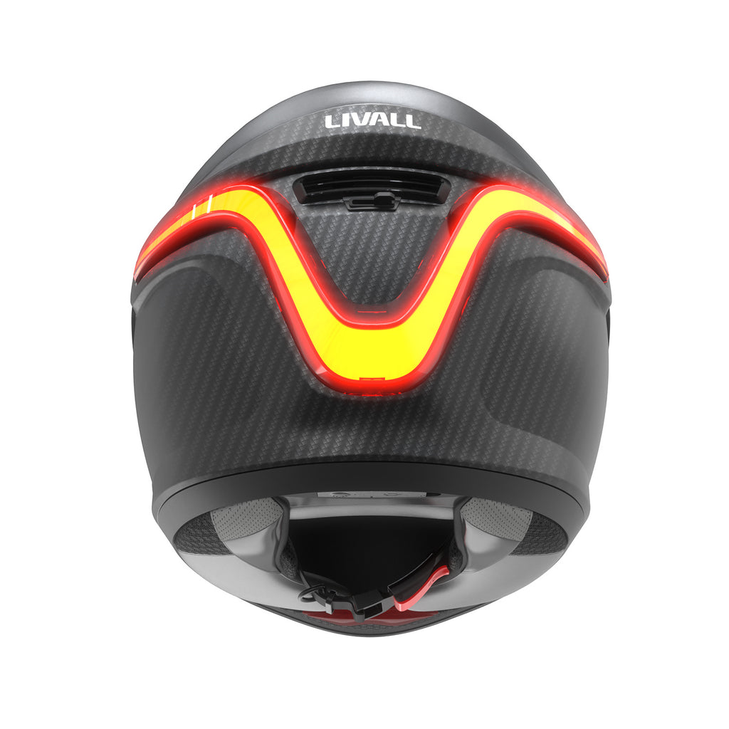 Smart motorcycle helmet equipped with Bluetooth and camera