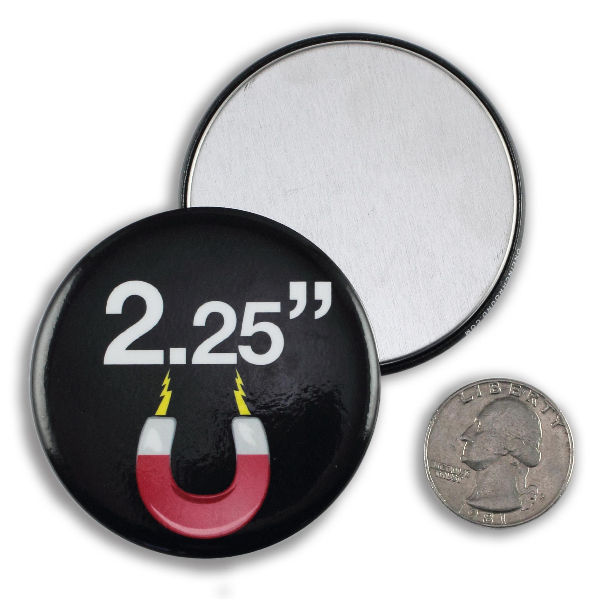 2.25 Round Clothing Magnets