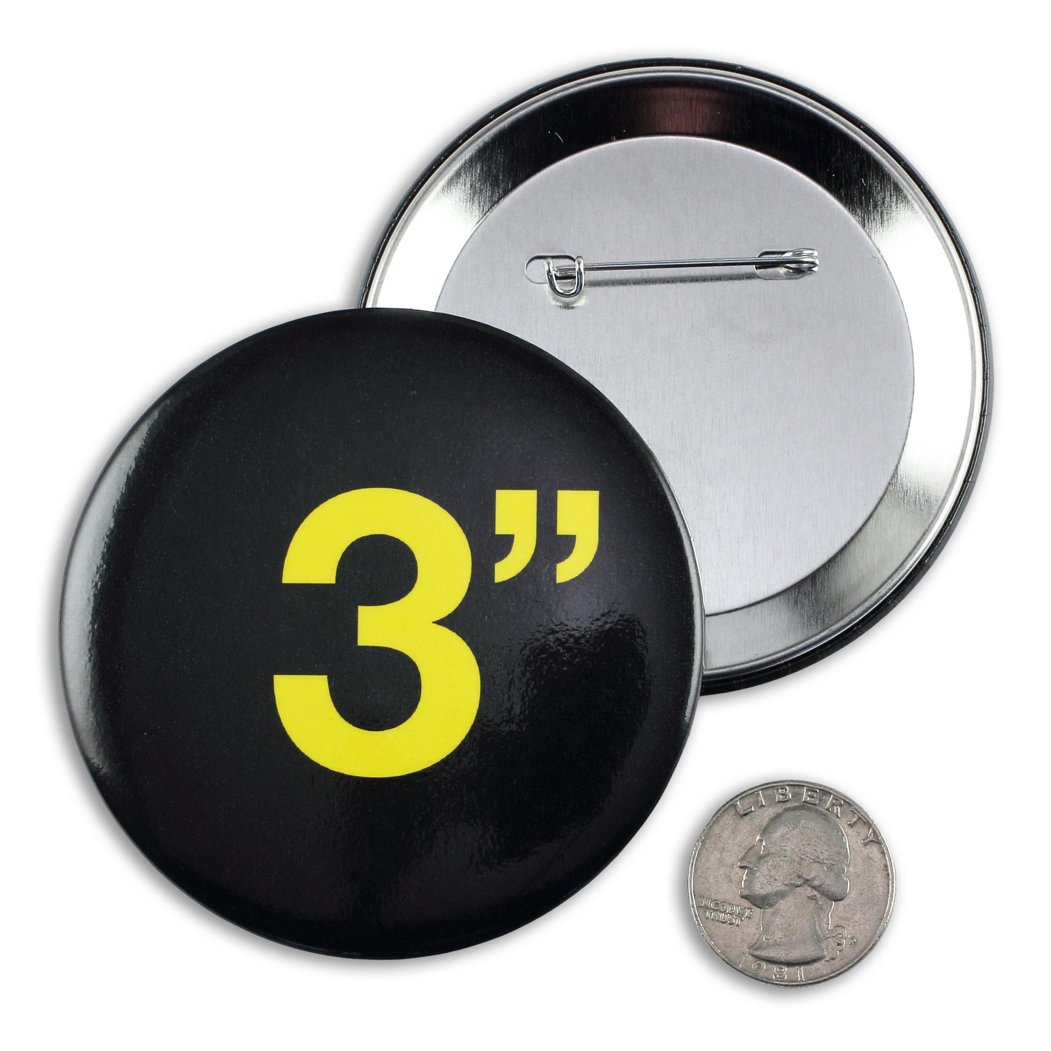 Gray and Yellow Assorted Buttons, 3 Packages