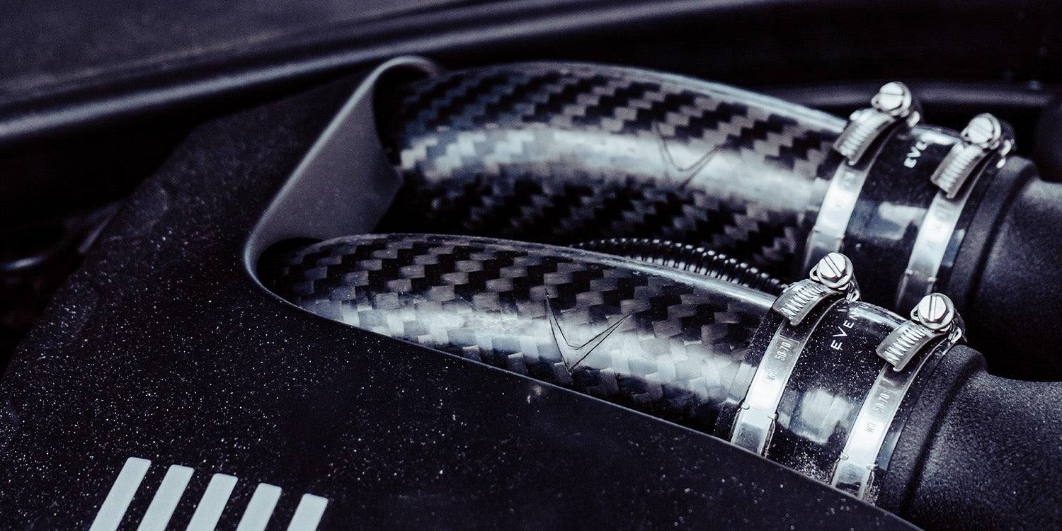 Eventuri BMW S55 Engine Carbon Fibre Chargepipes Upgrade