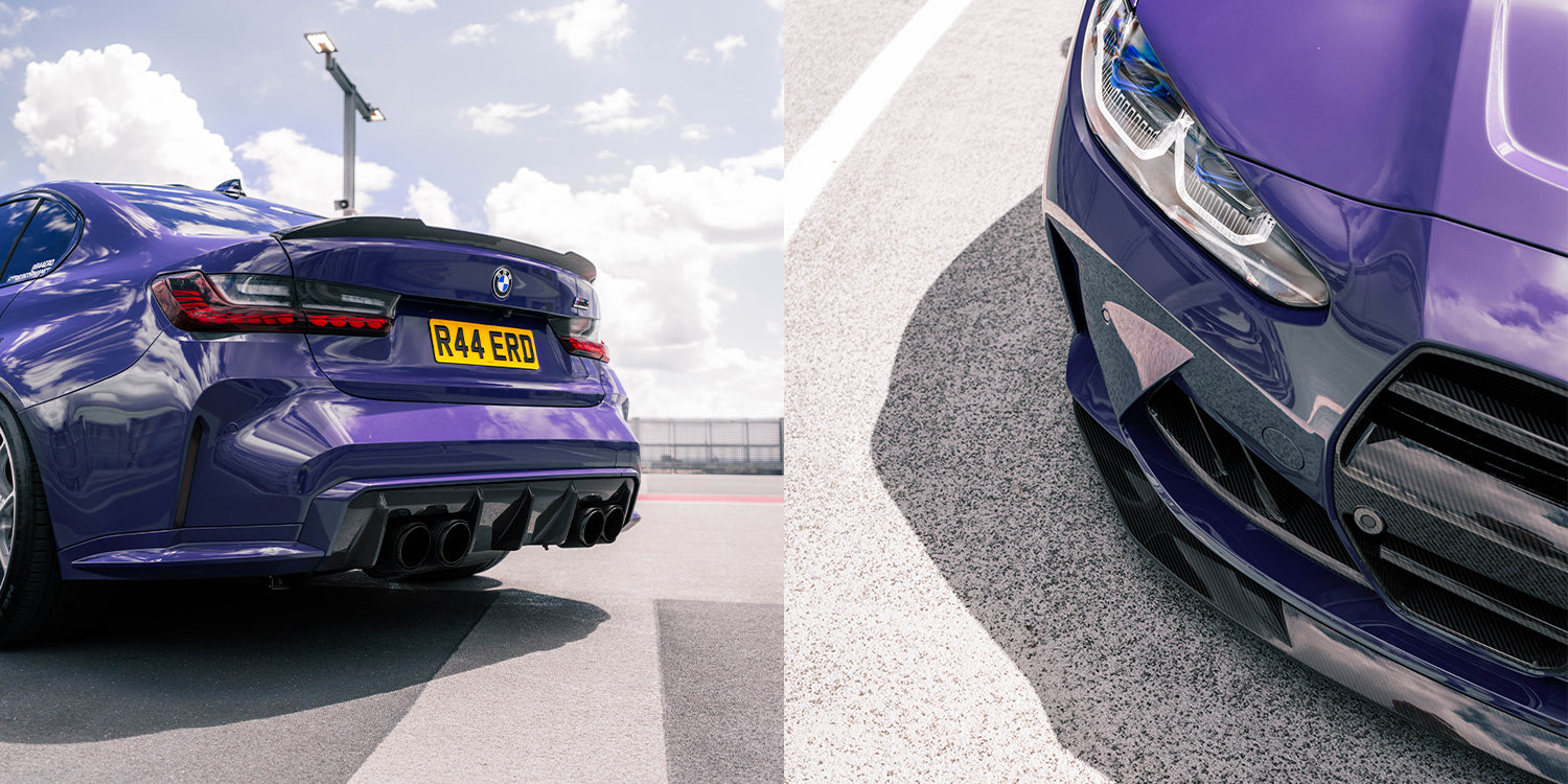 BMW G80 M3 In Super Gloss Violet Purple Inozetek Wrap