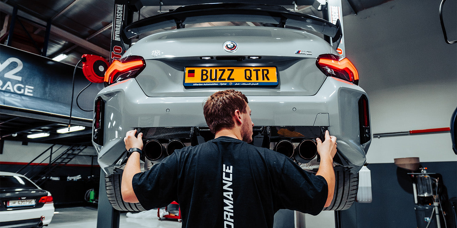 Installing MHC+ Edition 1 Carbon Rear Diffuser to the 2023 BMW G87 M2