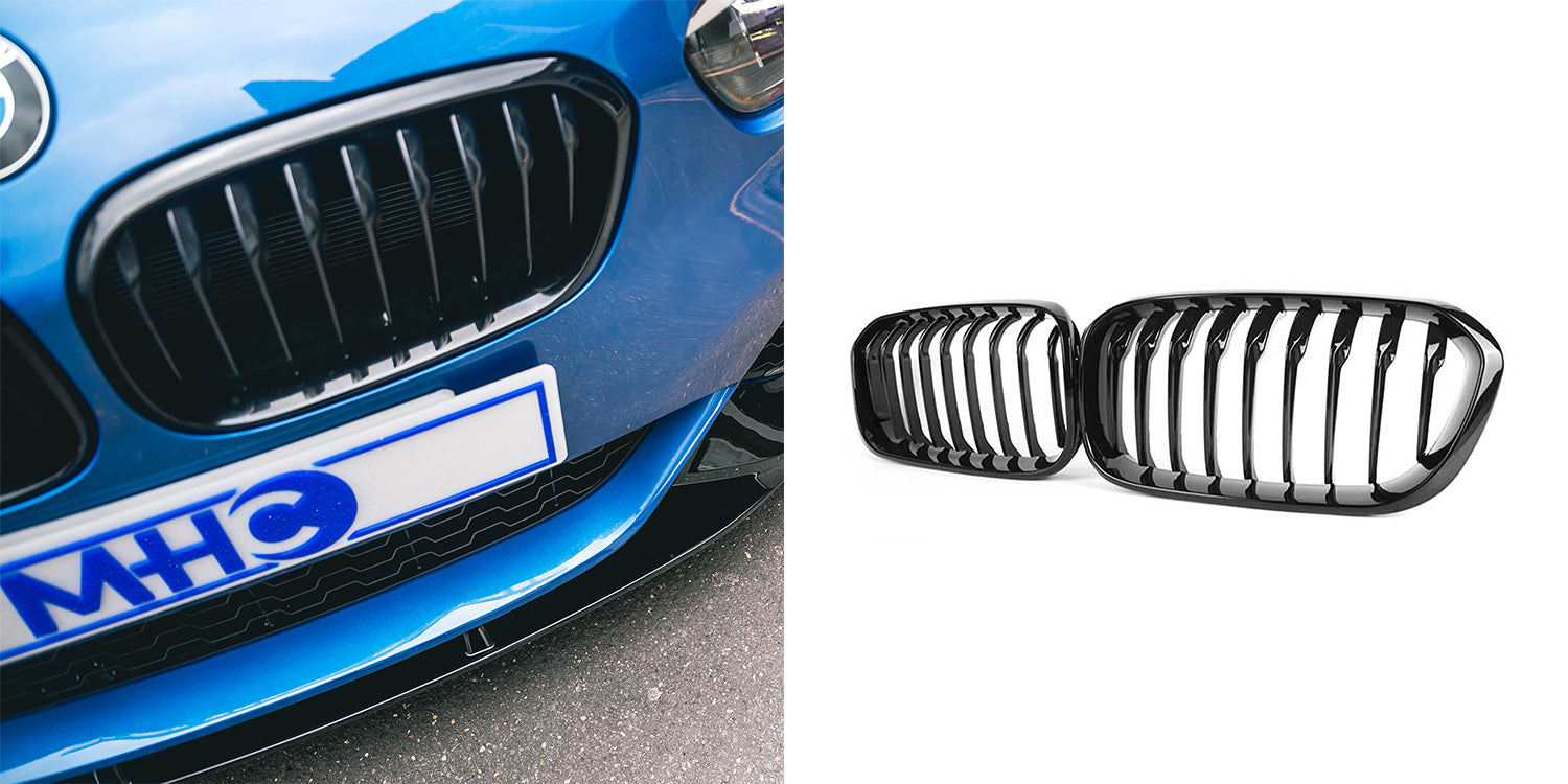 MHC Black BMW 1 Series Gloss Black Grilles | R44 Performance