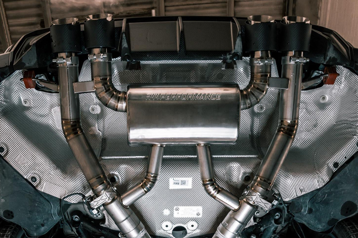 R44 Performance BMW G80 M3 Exhaust System Backbox
