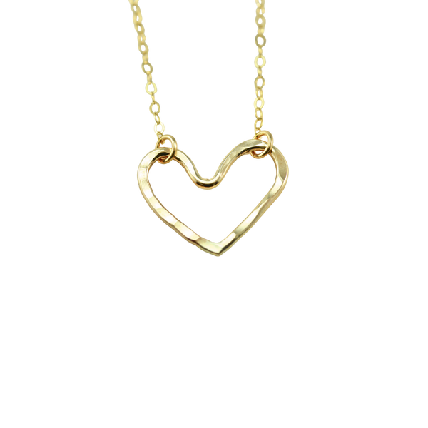 Gold Heart Necklace | Devi Arts Collective – Devi Arts Collective