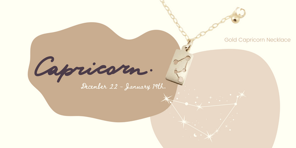 Capricorn Gold Necklace