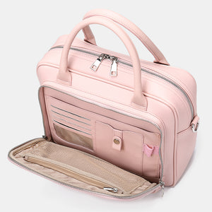 Women Designer Striped Travel Laptop Bag Crossbody Bag(Get 10% OFF,Code:EL10)