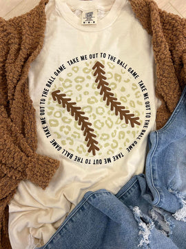 Leopard Baseball T-Shirt, Sweatshirt or Hoodie