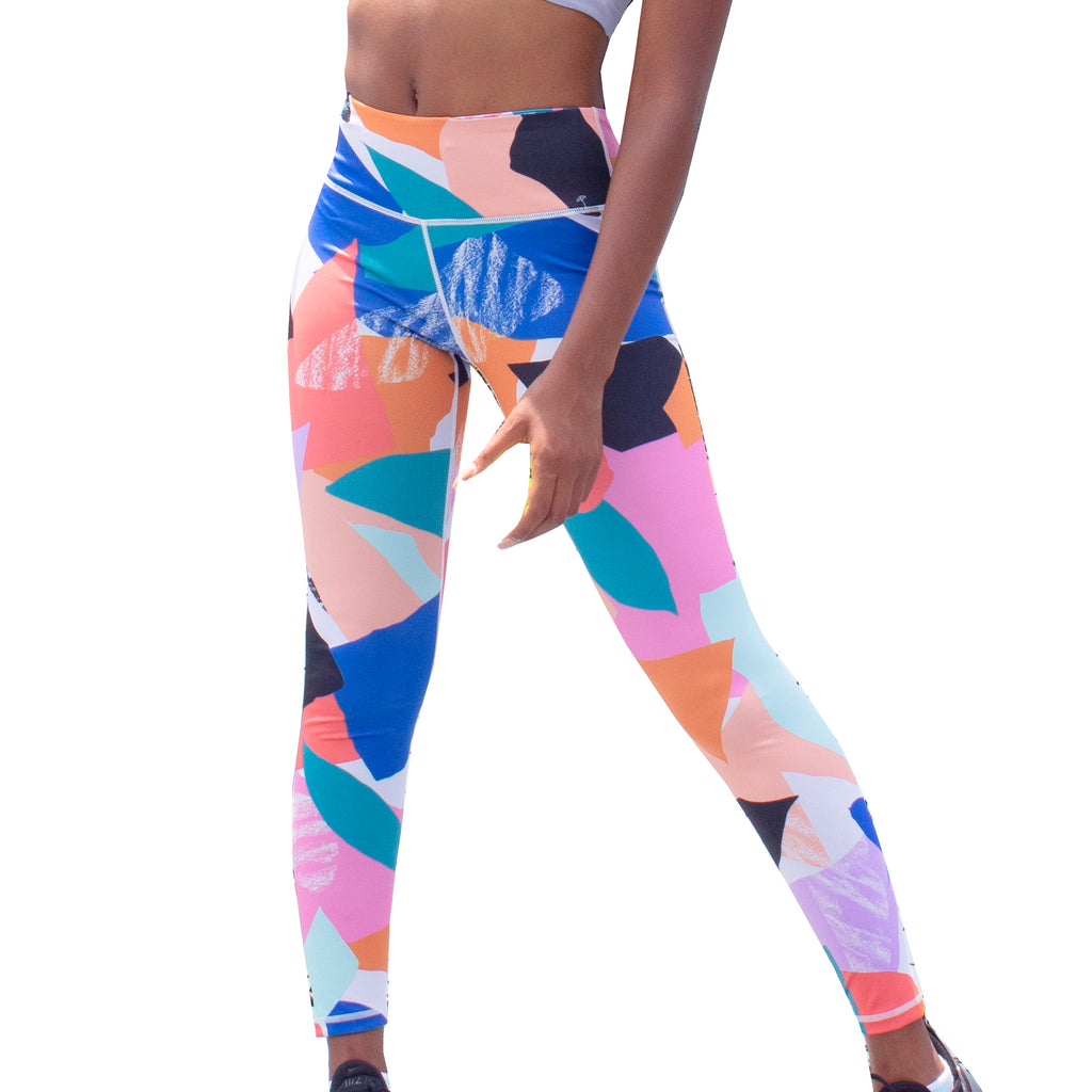 Patterned Digital Workout Leggings  Runner Island Activewear – Runner  Island®