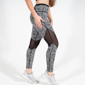 patterned workout leggings