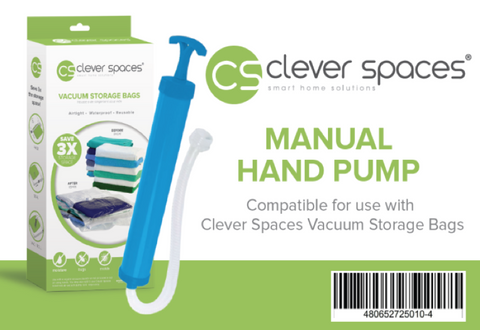 Clever Spaces Hand Pump for Vacuum Storage Bags | Mighty Baby PH