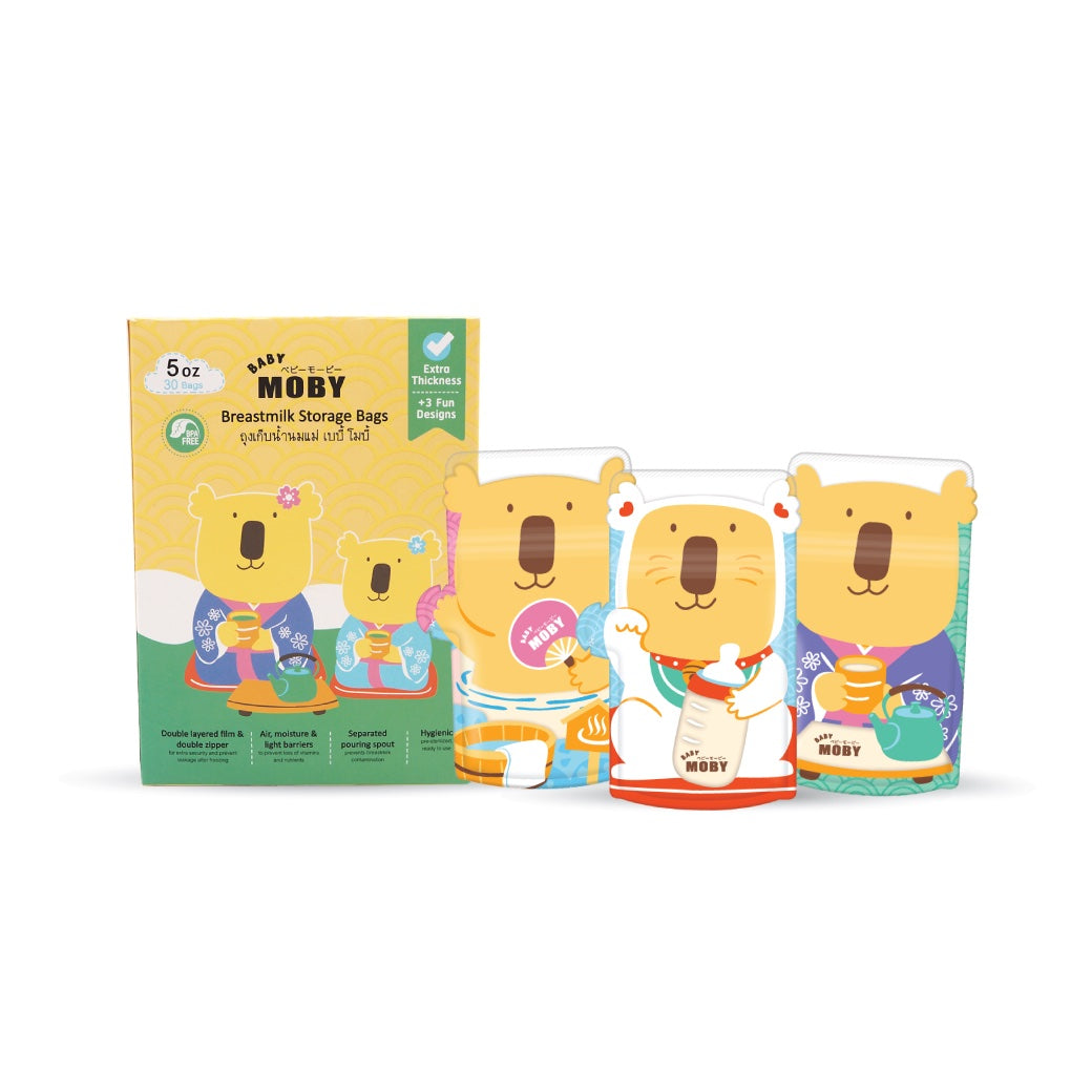 Baby Moby Breastmilk Storage Bags Japan Collection | Mighty Baby PH